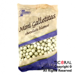 MINI GALLETITA CHOCO BLANCO X 1KG x 1 ARGENFRUT